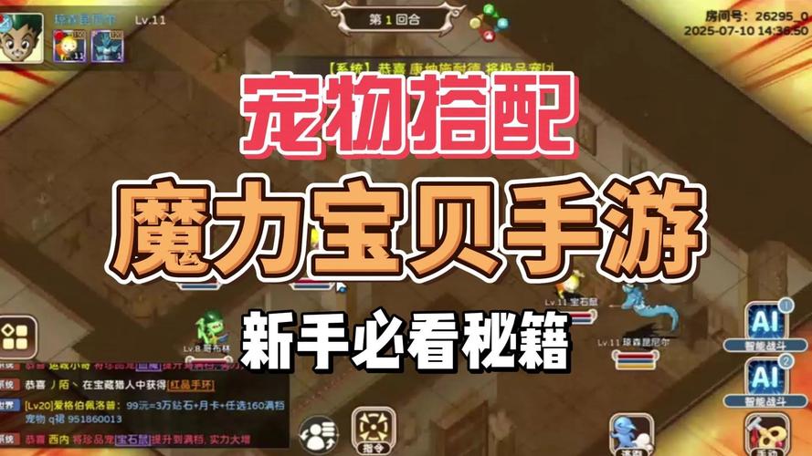 魔力宝贝私服如何获取高级宠物